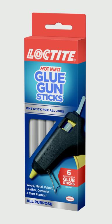 Bâtons de pistolet à colle thermofusible Loctite, paquet de 6