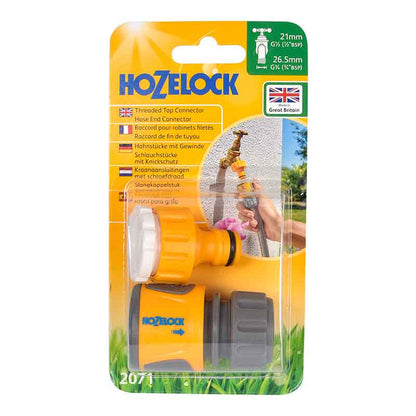 Hozelock Threaded Tap & Hose End Connector