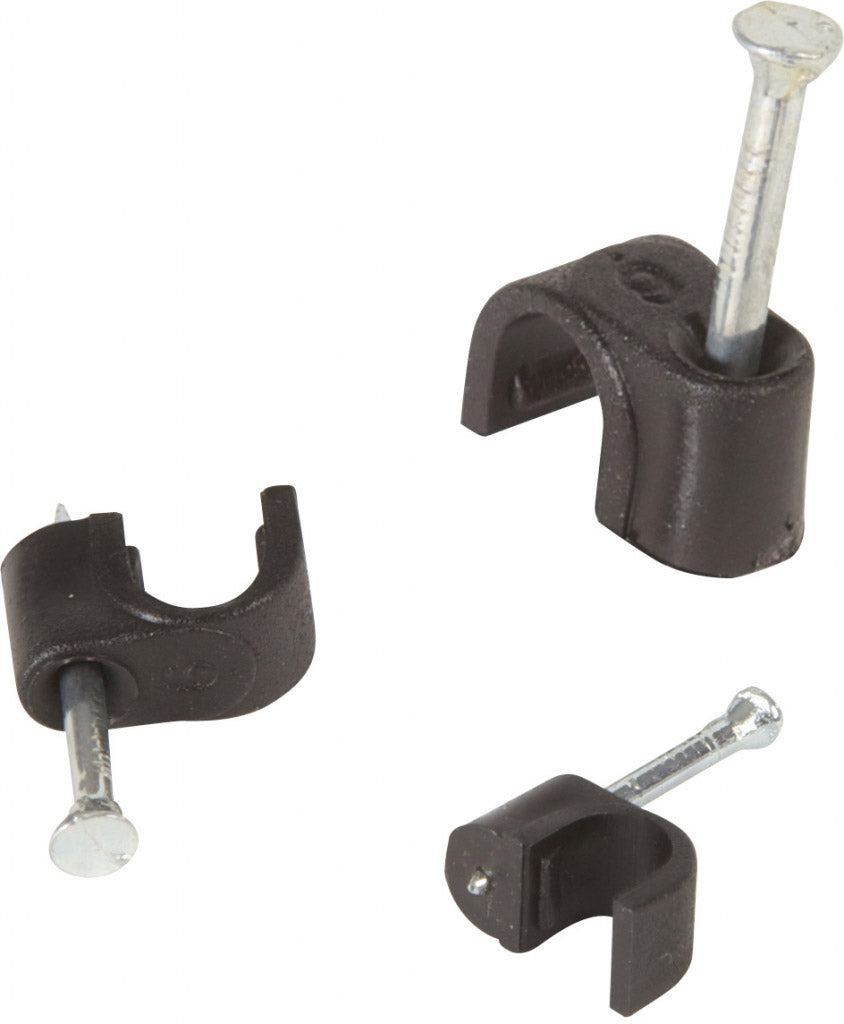 Securlec Cable Clips Round Pack 20