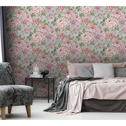 Muriva Fayre Floral Wallpaper