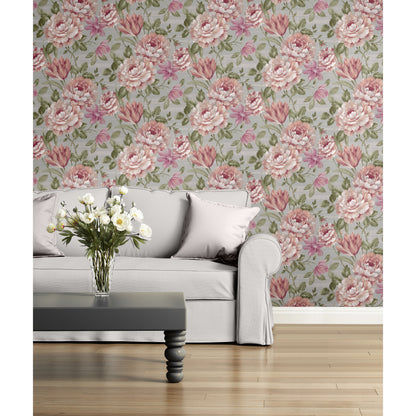 Muriva Fayre Floral Wallpaper