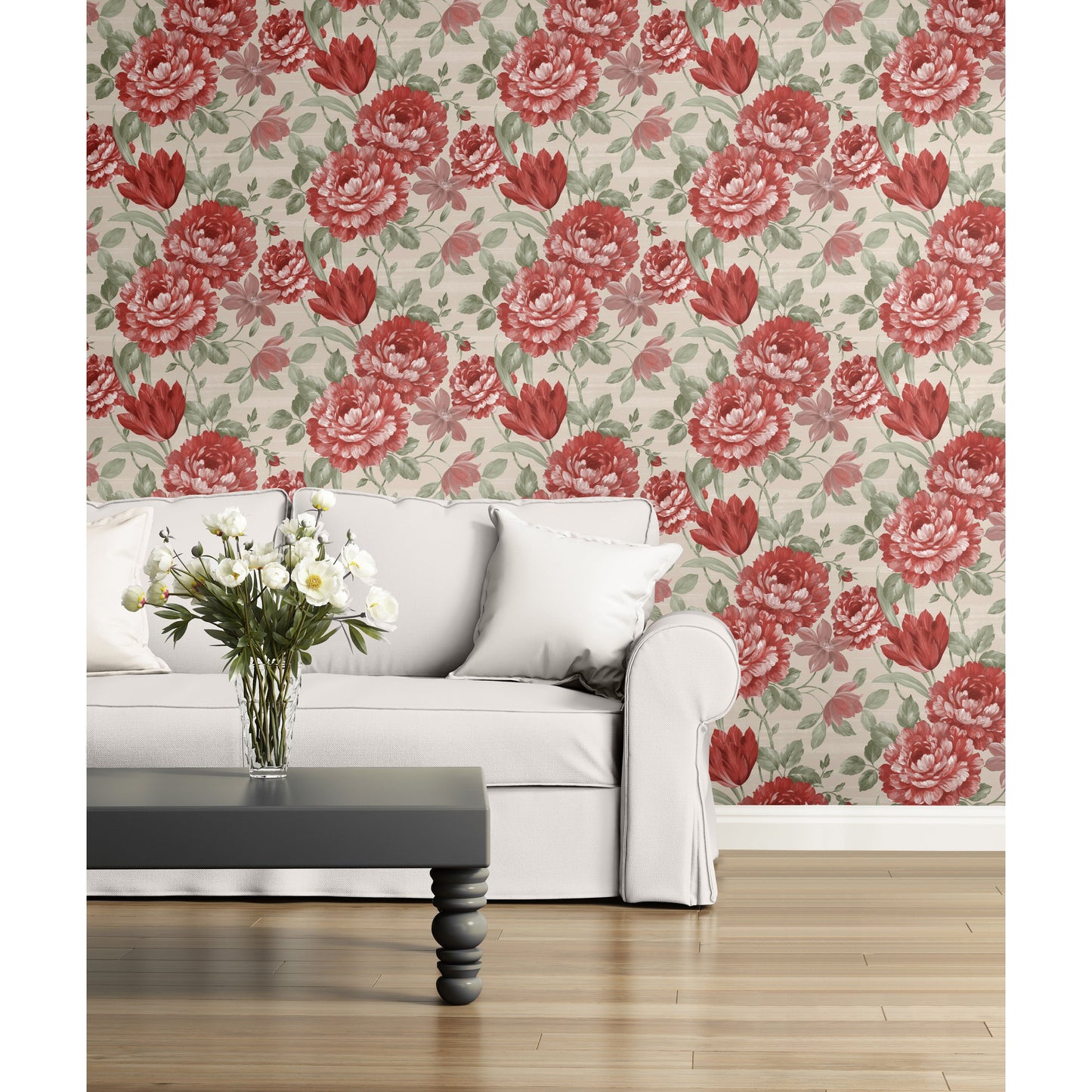 Muriva Fayre Floral Wallpaper