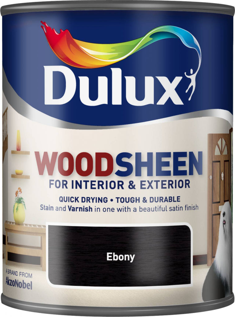 Dulux Woodsheen 750ml Ébène