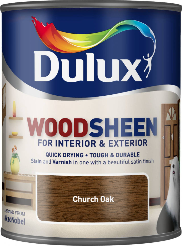 Dulux Woodsheen 750ml Roble Iglesia