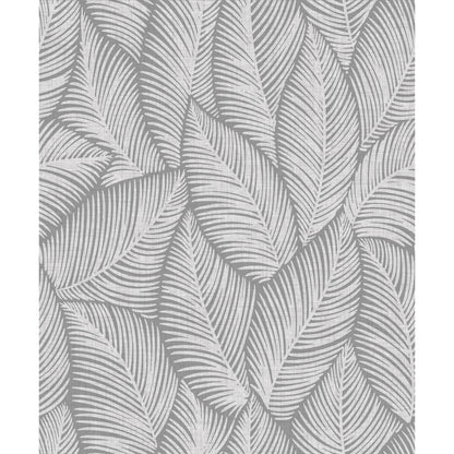 Muriva Denver Leaf Grey Wallpaper (196311)