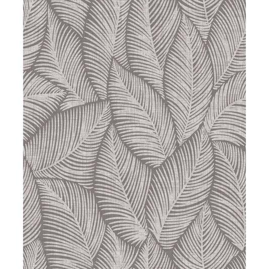 Muriva Denver Leaf Chestnut Wallpaper (196312)