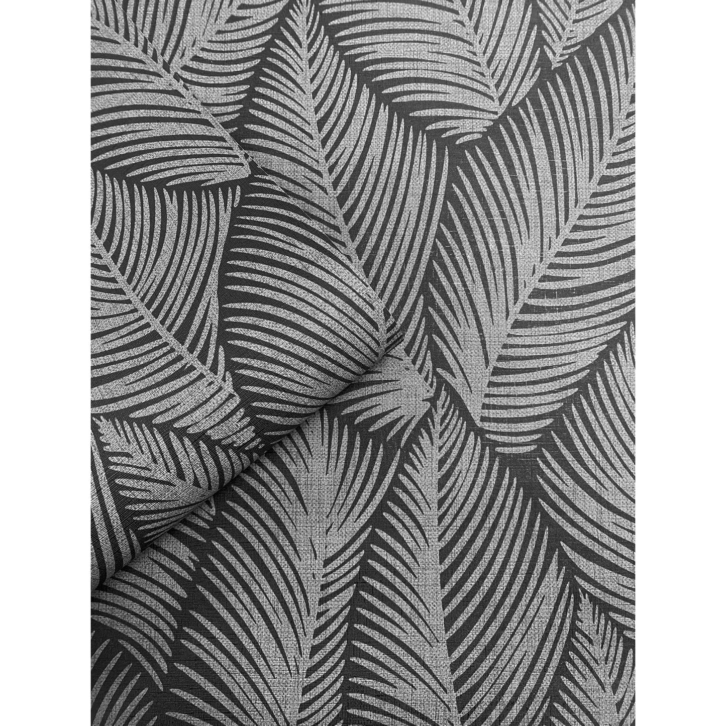 Muriva Denver Leaf Charcoal Wallpaper (196314)
