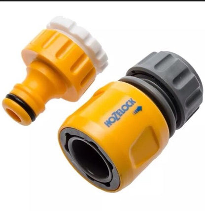 Hozelock Threaded Tap Connector & Standard Soft Touch Hose Connector