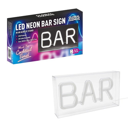 Global Gizmos Acrylic Box Neon Light