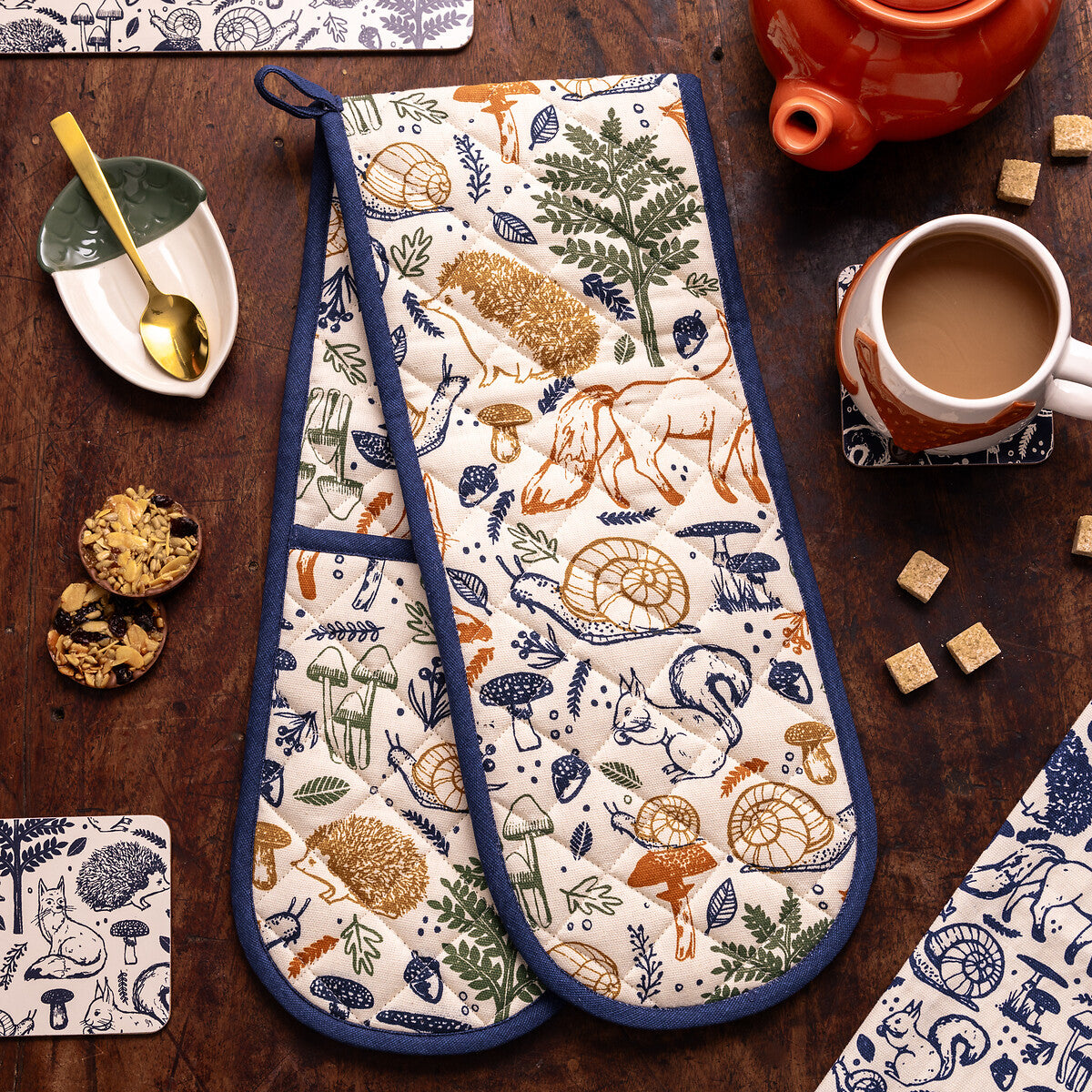 Price & Kensington Woodland Double Oven Glove