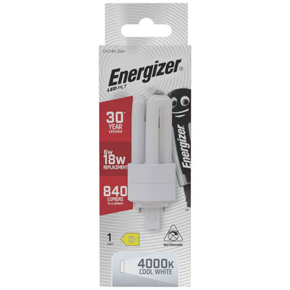 Energizer Led Plt Gx24d 2pin 6w 840lm 4000k