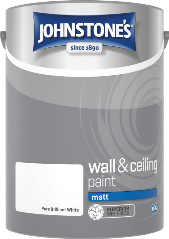 Johnstone's Pared y techo mate - Blanco brillante