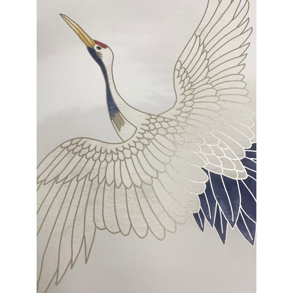 Muriva Cranes Blanc - Papier peint (206511)