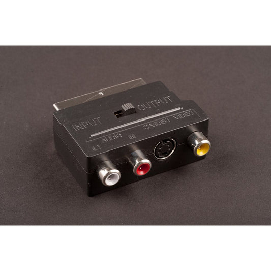 Dencon 21 Pin Scart to 3 Phono Sockets Adaptor