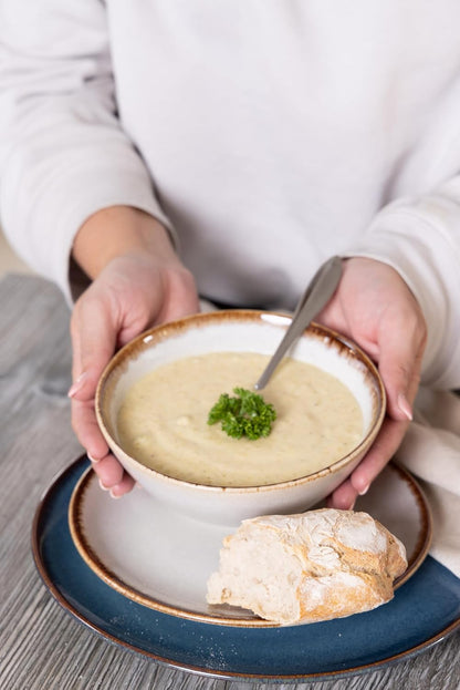 Mason Cash Reactive Cream Dinner Set