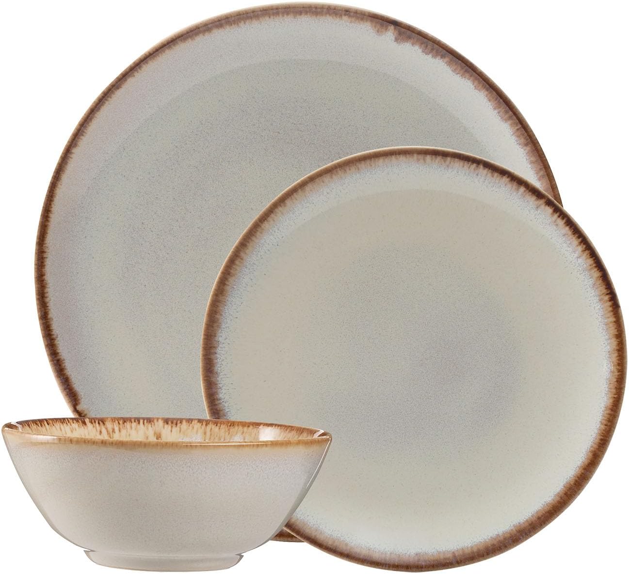 Mason Cash Reactive Cream Dinner Set