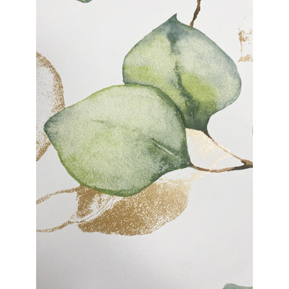 Papier peint vert eucalyptus Muriva (210501)