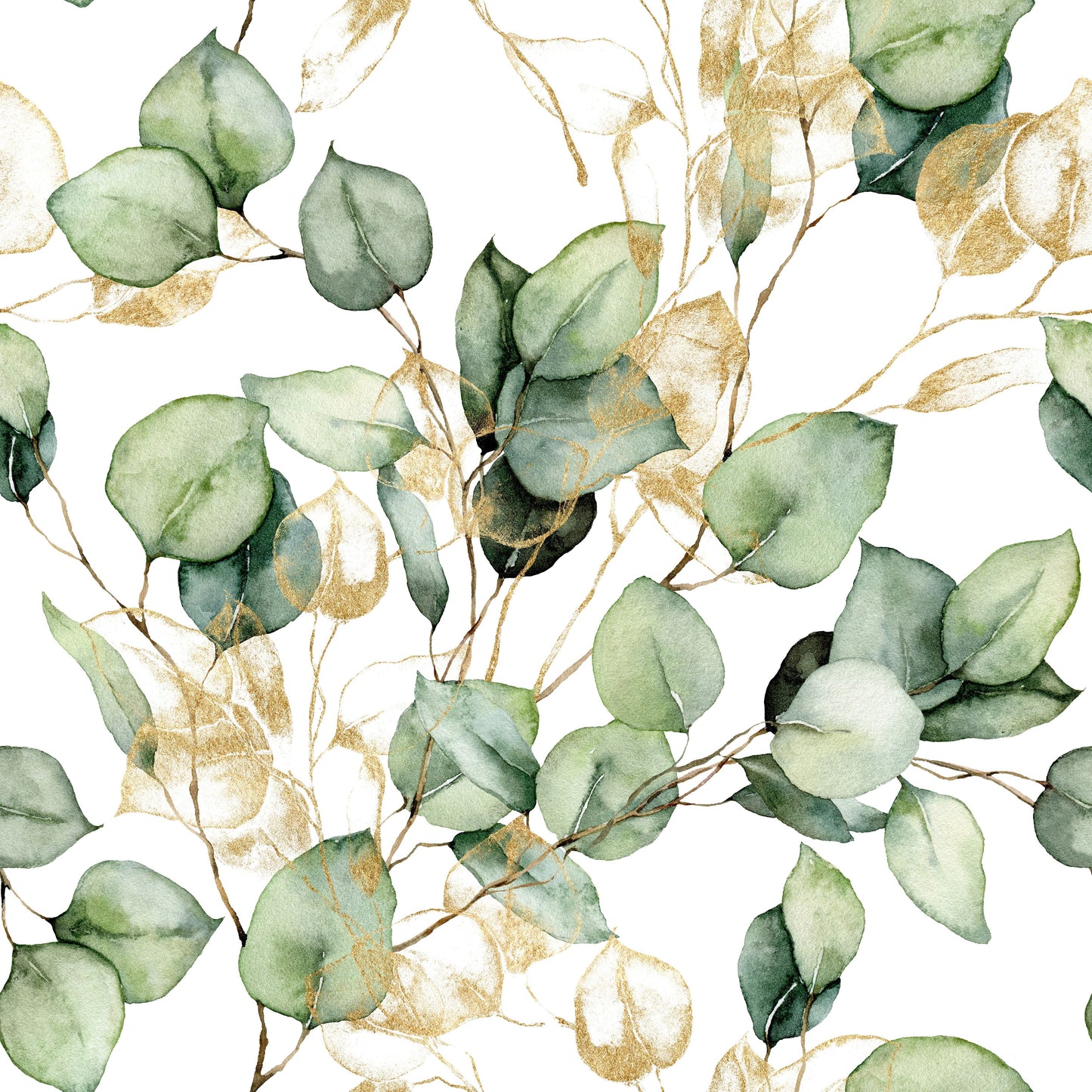 Muriva Eucalyptus Green Wallpaper (210501)