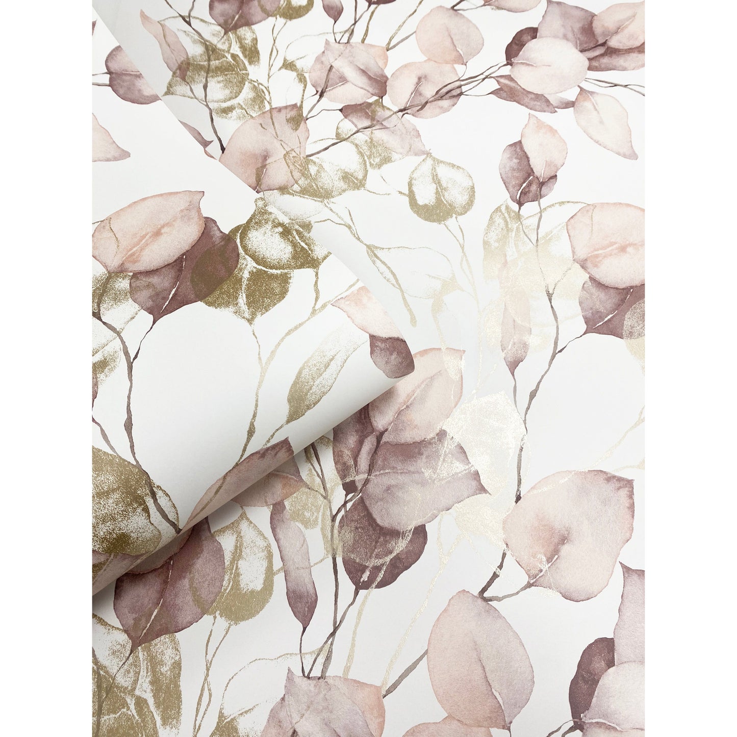 Muriva Eucalyptus Blush Wallpaper (210502)