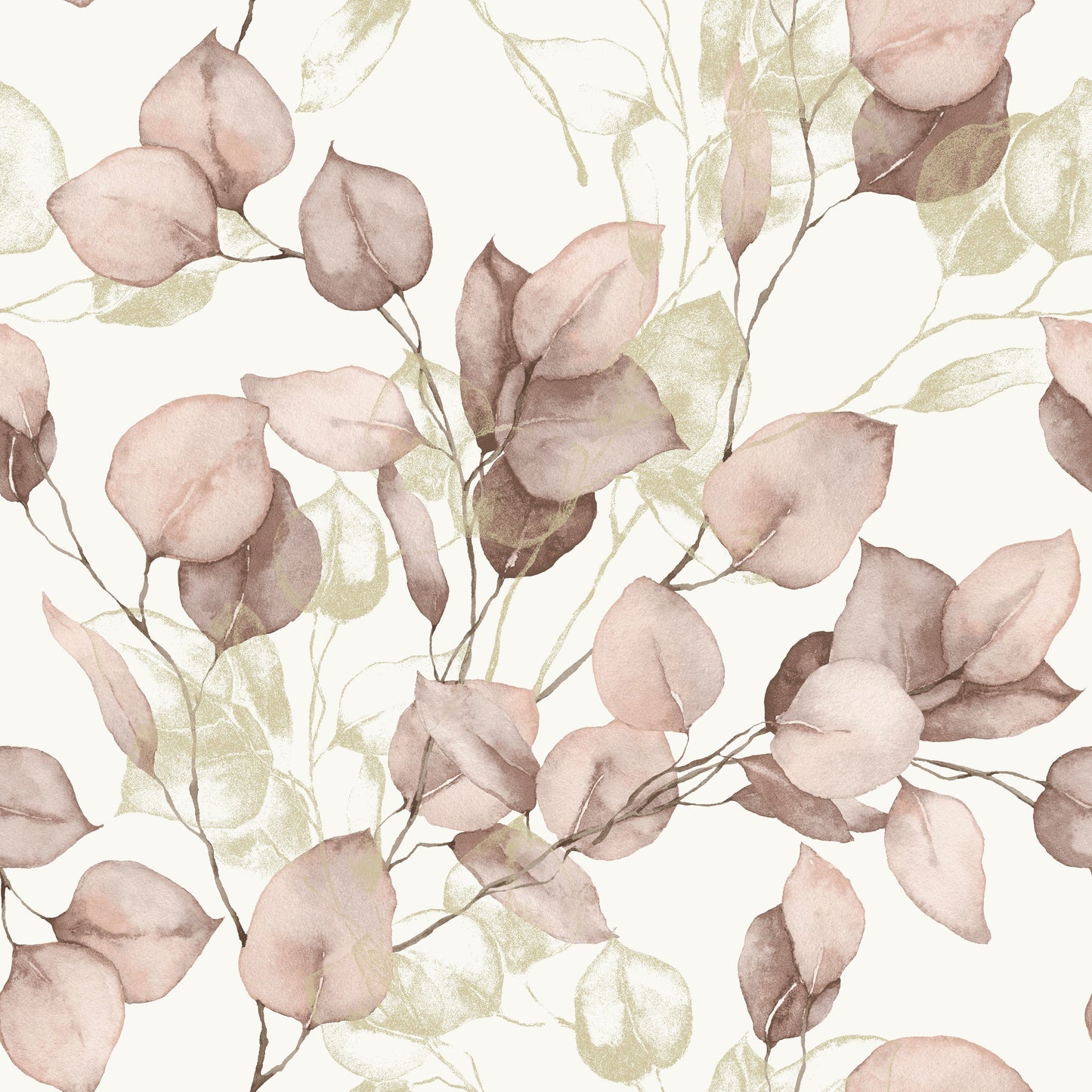 Muriva Eucalyptus Blush Papier peint (210502)