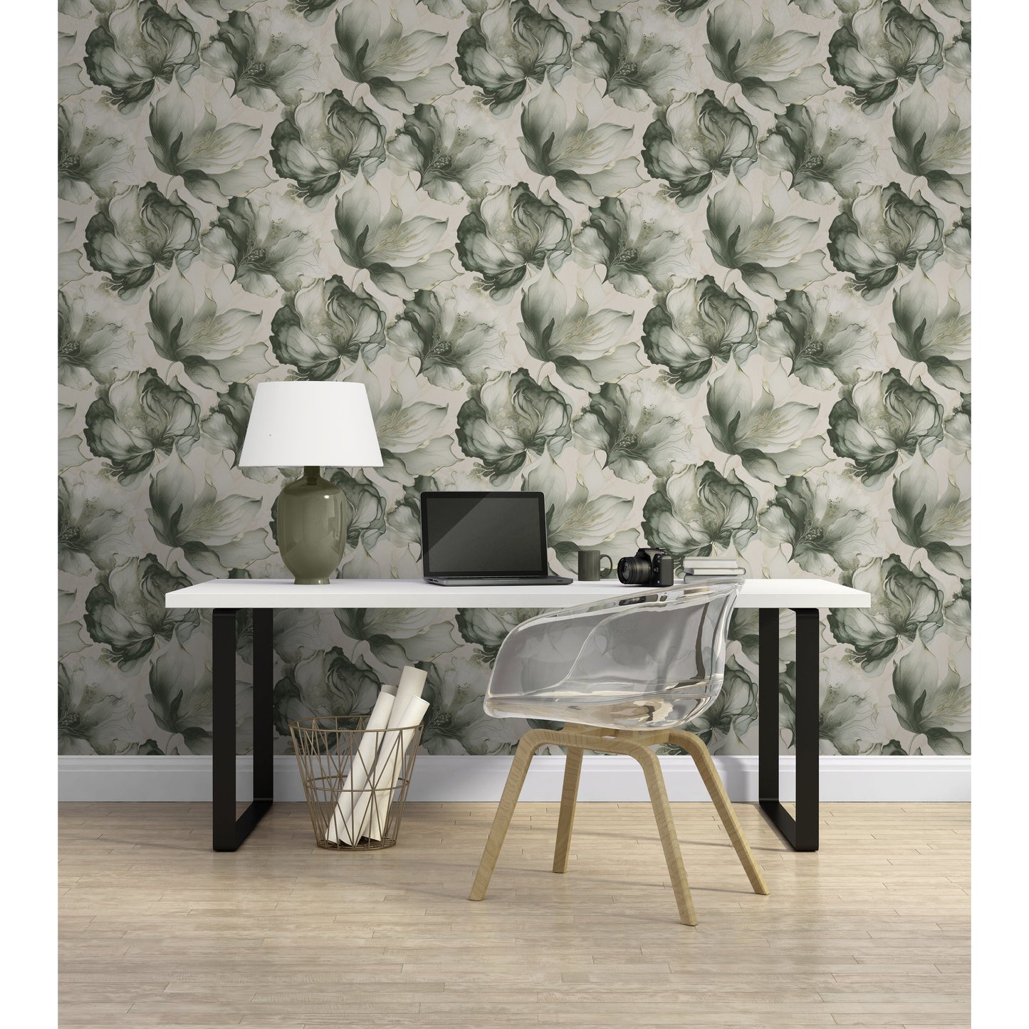 Papel pintado floral Muriva Elysian