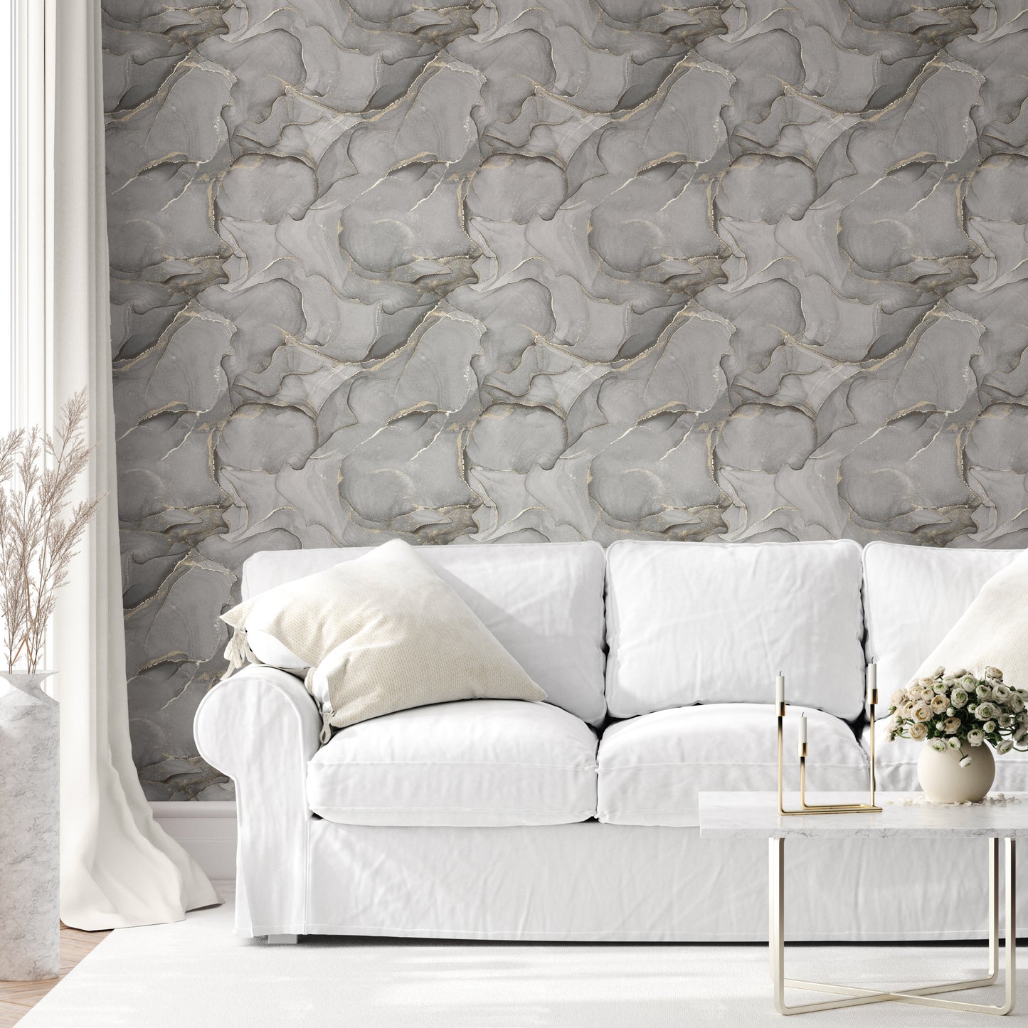 Muriva Elysain Marble Wallpaper
