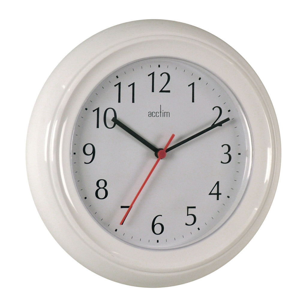 Acctim Wycombe Wall Clock White