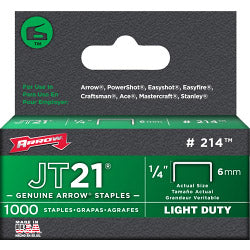 Arrow JT21/T27 Staples