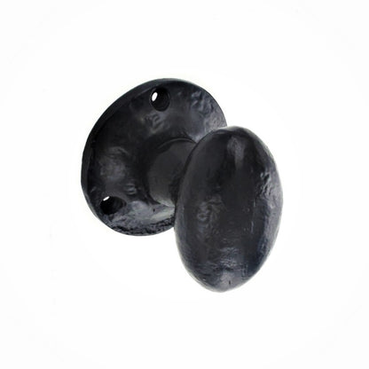 Securit Black Antique Mortice Knobs