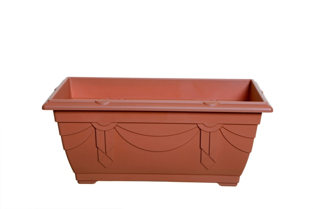 Whitefurze 40cm Venetian Window Box Terracotta