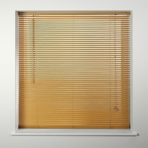 Universal PVC Woodgrain Miniblind Teak