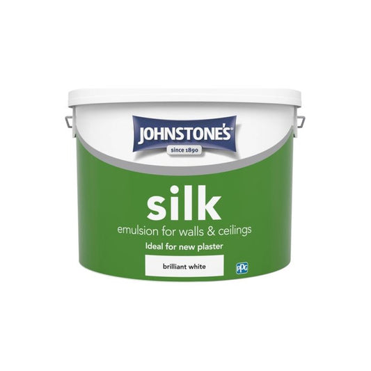 Johnstone's Silk 10L Pure Brilliant White