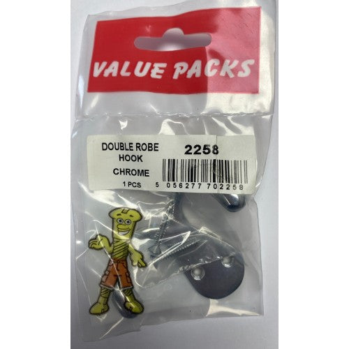 Fast Pak DOUBLE ROBE value packs HOOK CHROMED