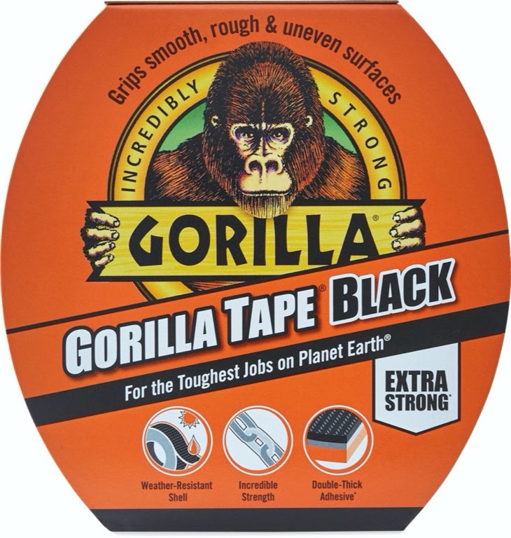 Rollo Gorilla Tape Negro 11m