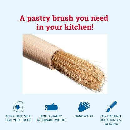 KitchenCraft Pastry Wooden Basting Brush