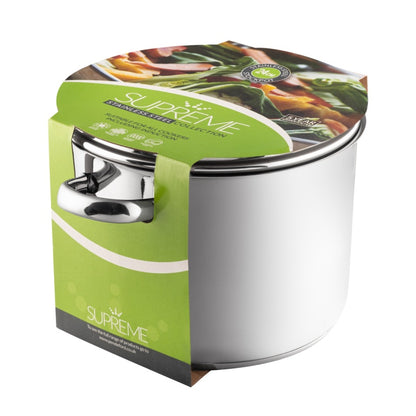 Pendeford Stainless Steel Collection Deep Stock Pot 24cm