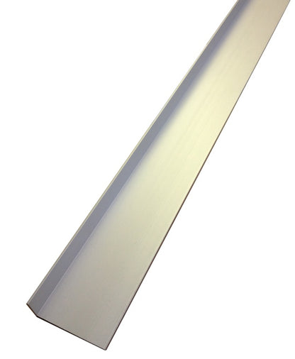 Rothley Angle Unequal Sided - Anodised Alumium - Silver 25mm x 20mm x 2mm x 2m