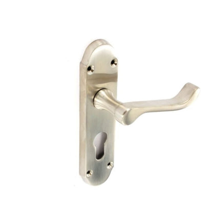 Securit BN Shaped Euro Lock Handles 48mm C/C (Pair)