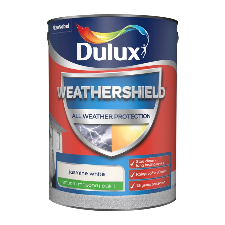 Peinture Pour Maçonnerie Lisse Dulux Weathershield 5L