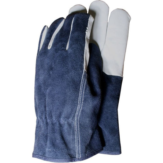 Town & Country Premium Leather and Suede gloves large