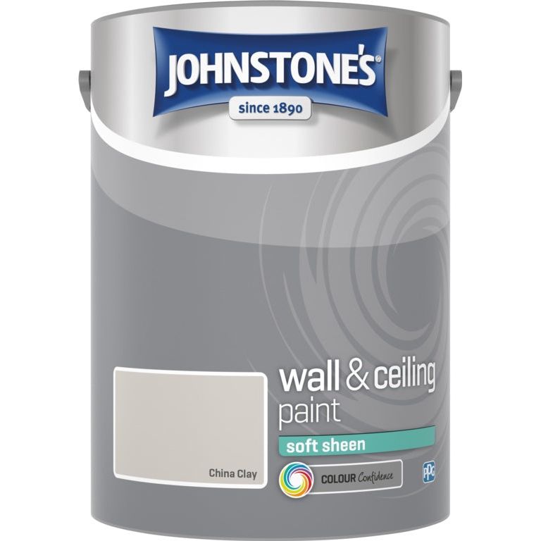 Johnstone's Wall & Ceiling Soft Sheen 5L China Clay