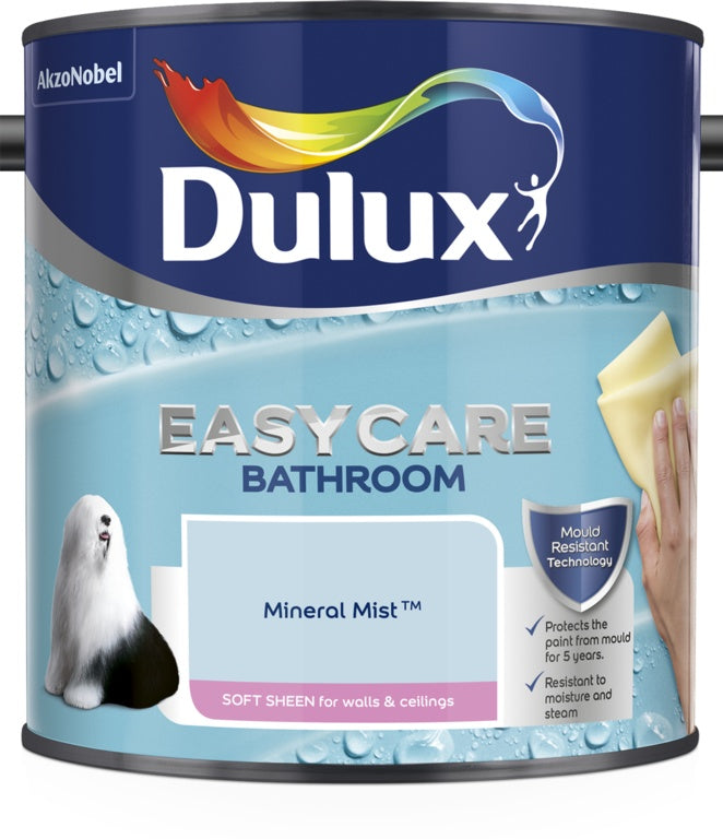 Dulux Easycare Brume minérale pour salle de bain Soft Sheen 2,5 L