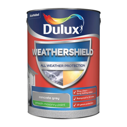 Dulux Weathershield Smooth Masonry Paint 5L