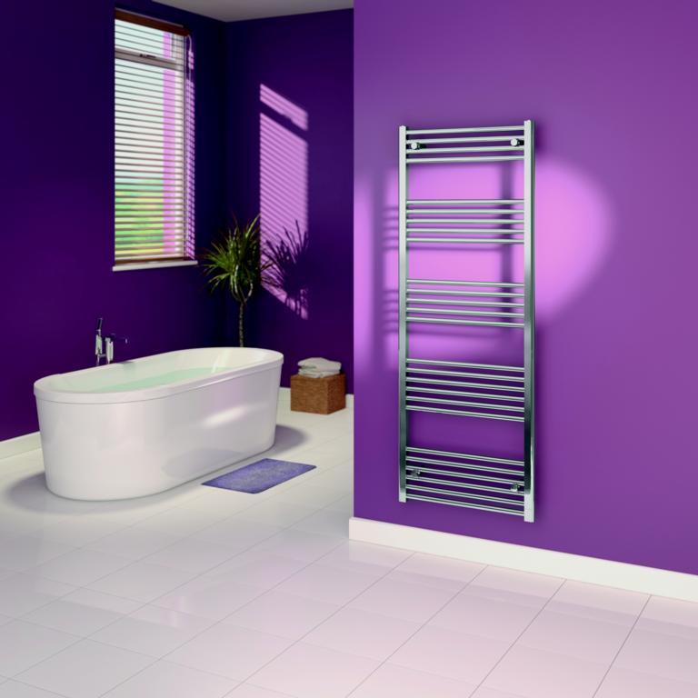 SupaPlumb Chrome Straight Towel Rail