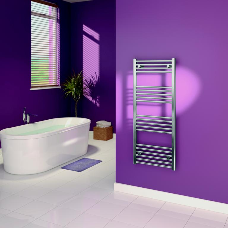 SupaPlumb Chrome Straight Towel Rail