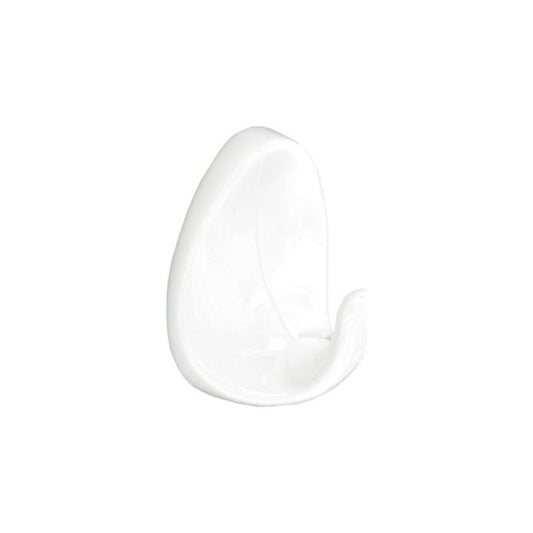 Securit Oval Self-Adhesive Hooks White (2)