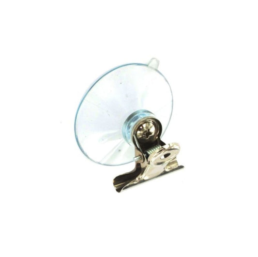 Gancho de succión Securit con clip transparente (2)