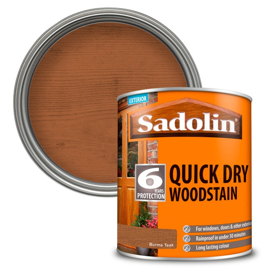 Tinte para madera de secado rápido Sadolin - Teca de Birmania