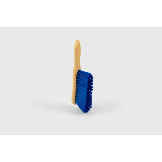 Hills Brushes Banister Brush - Lacquered Stock, Soft Blue PVC