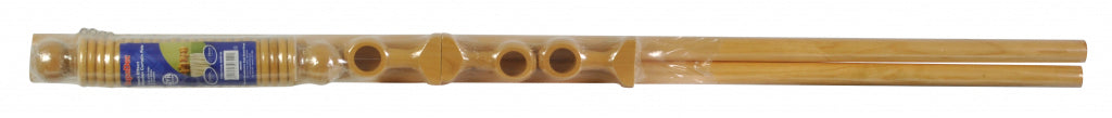 Woodside Beech Effect Wooden Curtain Pole